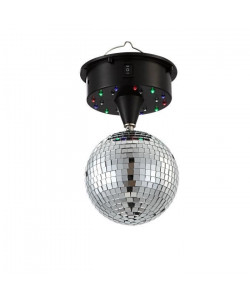 GLOBO LIGHTING Plafonnier miroir avec Interrupteur Ř 13 x H 20 cm  Noir