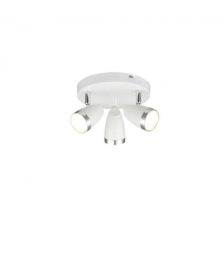 GLOBO Plafonnier plastique L19 x l19 x h13,5 cm  Blanc