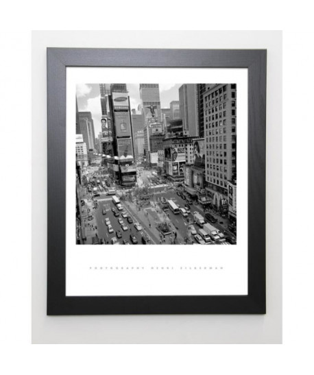 SILBERMAN Image encadrée Times Square Afternoon  47x57 cm  Gris