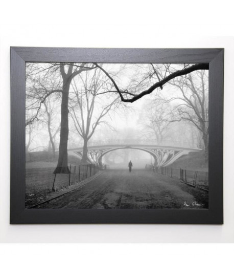 SILBERMAN Image encadrée Gothic Bridge  47x57 cm  Gris