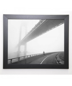 SILBERMAN Image encadrée Verrazano Bridge  47x57 cm  Gris