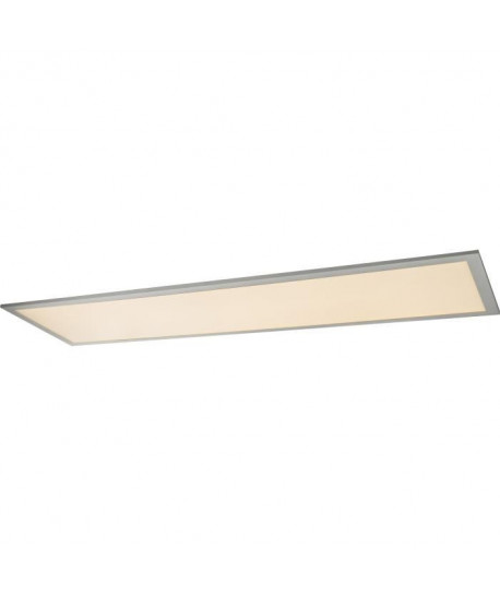 Plafonnier LED aluminium 5,6x30x120cm Gris en métallisé