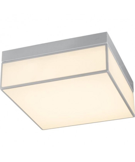 Plafonnier LED en métal 12x30x30cm Blanc