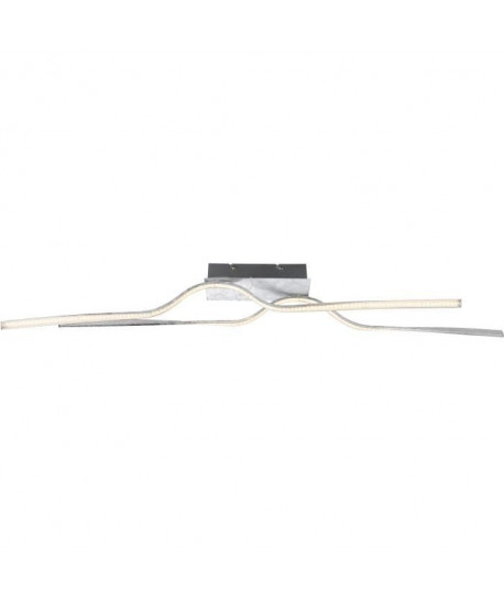 Plafonnier LED en Métal 12,5x10x120 cm Gris Métallisé