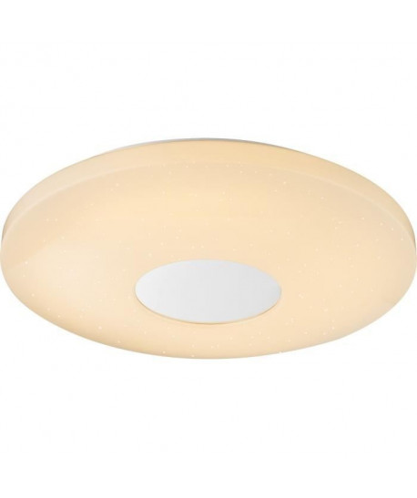 Plafonnier LED en métal 7x44x44cm Blanc