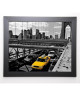 SILBERMAN Image encadrée Yellow Cab on Brooklyn Bridge  47x57 cm  Jaune