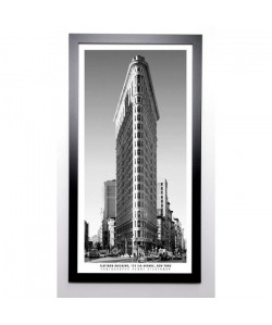 SILBERMAN Image encadrée Flatiron Building 57x107 cm Gris