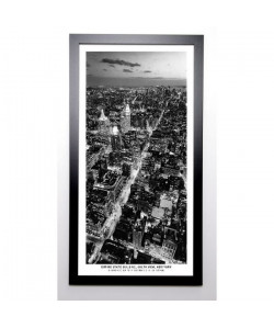 SILBERMAN Image encadrée From the Empire State Building 57x107 cm Noir