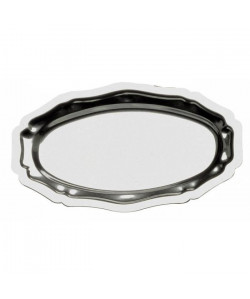 LEBRUN Plat ovale inox 4710404 40x23cm gris