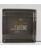 Plateau en mélamine CAFE CREME 100% Caféine 30x30cm