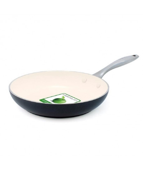 GREENPAN HERITAGE Poele en céramique  Ř24 cm  Noir et Creme