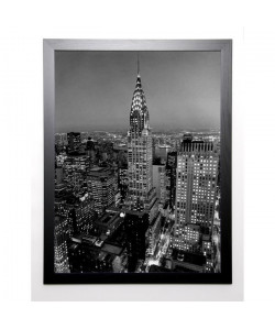 SILBERMAN Image encadrée Chrysler Building 67x87 cm Gris