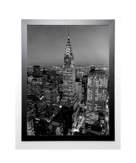 SILBERMAN Image encadrée Chrysler Building 67x87 cm Gris