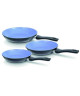 BEKA Lot de 3 Poeles a frire MAGIC PAN 202428cm Tous feux dont induction