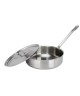 SITRAM Sauteuse en inox avec couvercle HORECA  4,6L  Ř28 cm