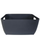 STORE Panier de rangement  L 9 x l 19,8 x H 15 cm   Gris