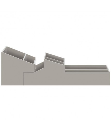 SKYLINE Petit rangement Maquillage  L 8,5 x l 30,7 x H 10 cm  Taupe