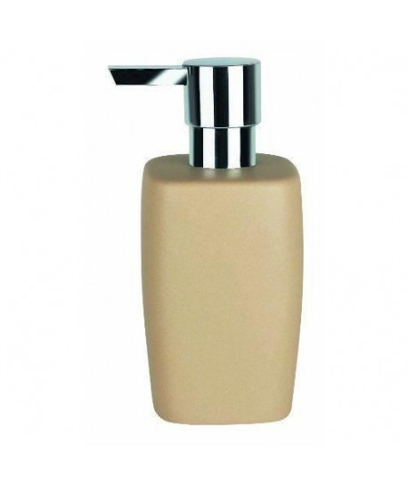 RETRO Distributeur de savon  15,5x8x7cm  Beige