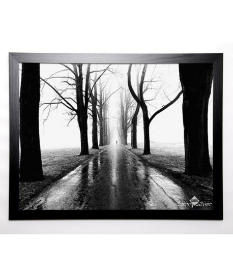 SILVER Image encadrée Jogger 67x87 cm Noir