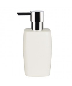 RETRO Distributeur de savon  15,5x8x7cm  Blanc