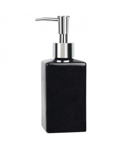 QUADRO Distributeur de savon  17,5x7,5x6,5cm  Noir