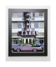 SOHM Image encadrée Miami, South Beach  47x57 cm  Violet