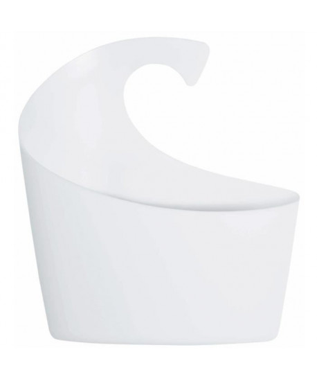 SYDNEY Panier de rangement a suspendre  L 25 x l 22,5 x H 8,5 cm  Blanc