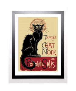 STEINLEN Image encadrée Tournee du Chat Noir, 1896 67x87 cm Multicolore