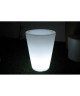 LUMISKY Vase lumineux conique Angus blanc 38 cm