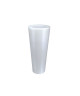 LUMISKY Vase lumineux conique Angus blanc 38 cm