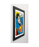 SUPERMAN Image encadrée A job for Superman  47x57 cm  Bleu