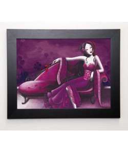 SYBILE Image encadrée Violine 37x47 cm Violet