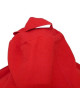 LANA Poire pouf en coton Ř75x110 cm rouge