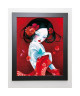 SYBILE Image encadrée Slinky  47x57 cm  Rouge