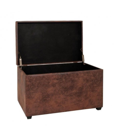 Banc  Coffre de rangement 65 cm marron