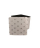 Pouf coffre de rangement pliable 38x38x38 cm Gr...