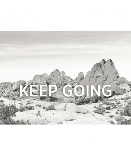 Affiche papier   Keep Going   Braun Studio    50x70 cm