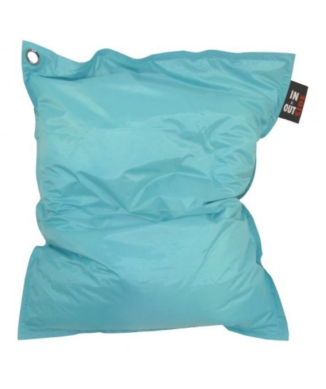 JAVA Pouf géant imperméable  110x130 cm  Bleu aqua