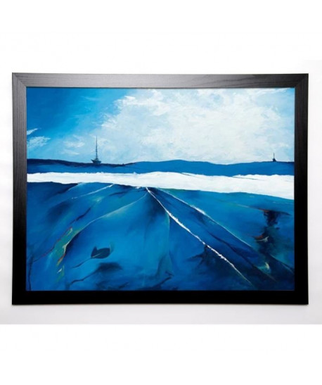 TAIT Image encadrée Incandescent Seascape 67x87 cm Bleu