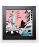 TANDEM Image encadrée New York I 37x37 cm Rose