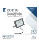 KONIG Projecteur LED  10 W  750 lm  Noir