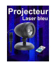 Projecteur laser de Noël bleu avec télécommande