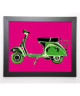 TELL Image encadrée Vespa on Pink 47x57 cm  Rose