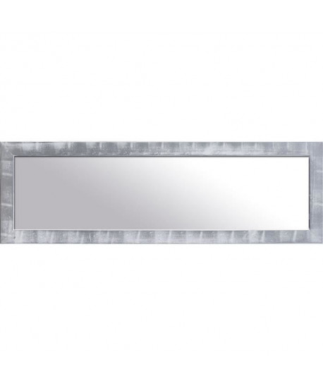 NAPLES Miroir psyché pin 42x132 cm Argenté et blanc