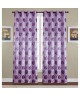 Paire de double rideaux 140x260 cm Violet