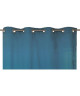 SOLEIL D\'OCRE Rideau a oeillets Dentelle 100% coton 140x240 cm bleu