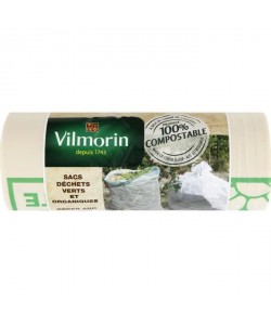 VILMORIN 10 Sacs déchets verts et organiques  110 L
