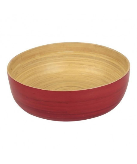 AMBIANCE NATURE Saladier 35 cm rouge