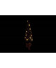 Sapin de Noël artificiel lumineux en osier rotin 65 cm