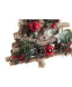 Sapin de Noël artificiel avec Boules en bois 26x70 cm
